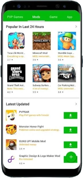 Large Library of Modded Apps and Games